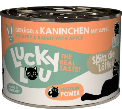 LuckyLou Poultry & Rabbit with Apple Cat Wet Food - Maokids Pet