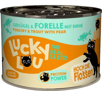 LuckyLou Poultry & Trout with Pear Cat Wet Food - Maokids Pet