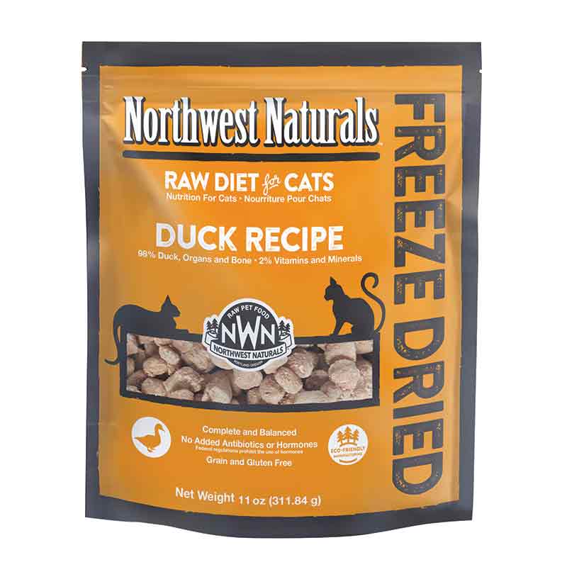 Northwest Naturals Freeze Dried Duck Nibbles For Cat - 11oz - Maokids Pet