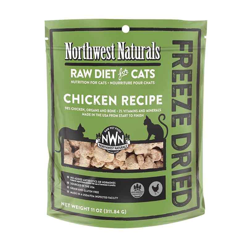 Northwest Naturals Freeze Dried Chicken Nibbles For Cat - 11oz - Maokids Pet