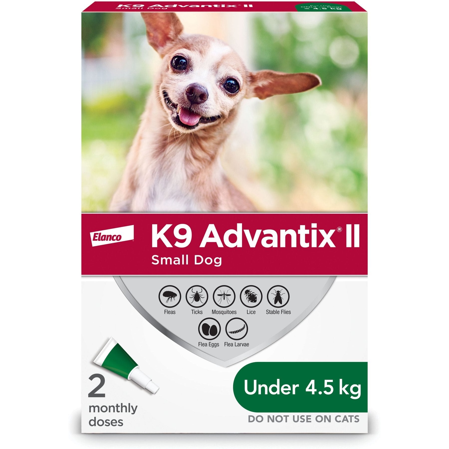K9 Advantix II Topical Flea & Tick Protection for Small Dog Breeds - Maokids Pet