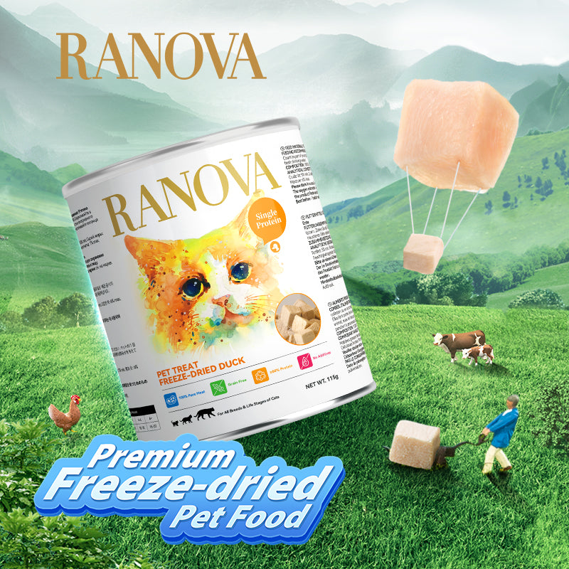 Ranova Freeze Dried Duck For Dog & Cat- 115g