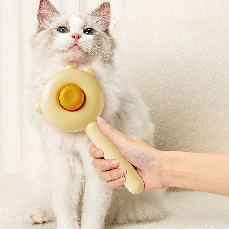 Aiwo Self-Cleaning Pet Deshedding Brush - Maokids Pet