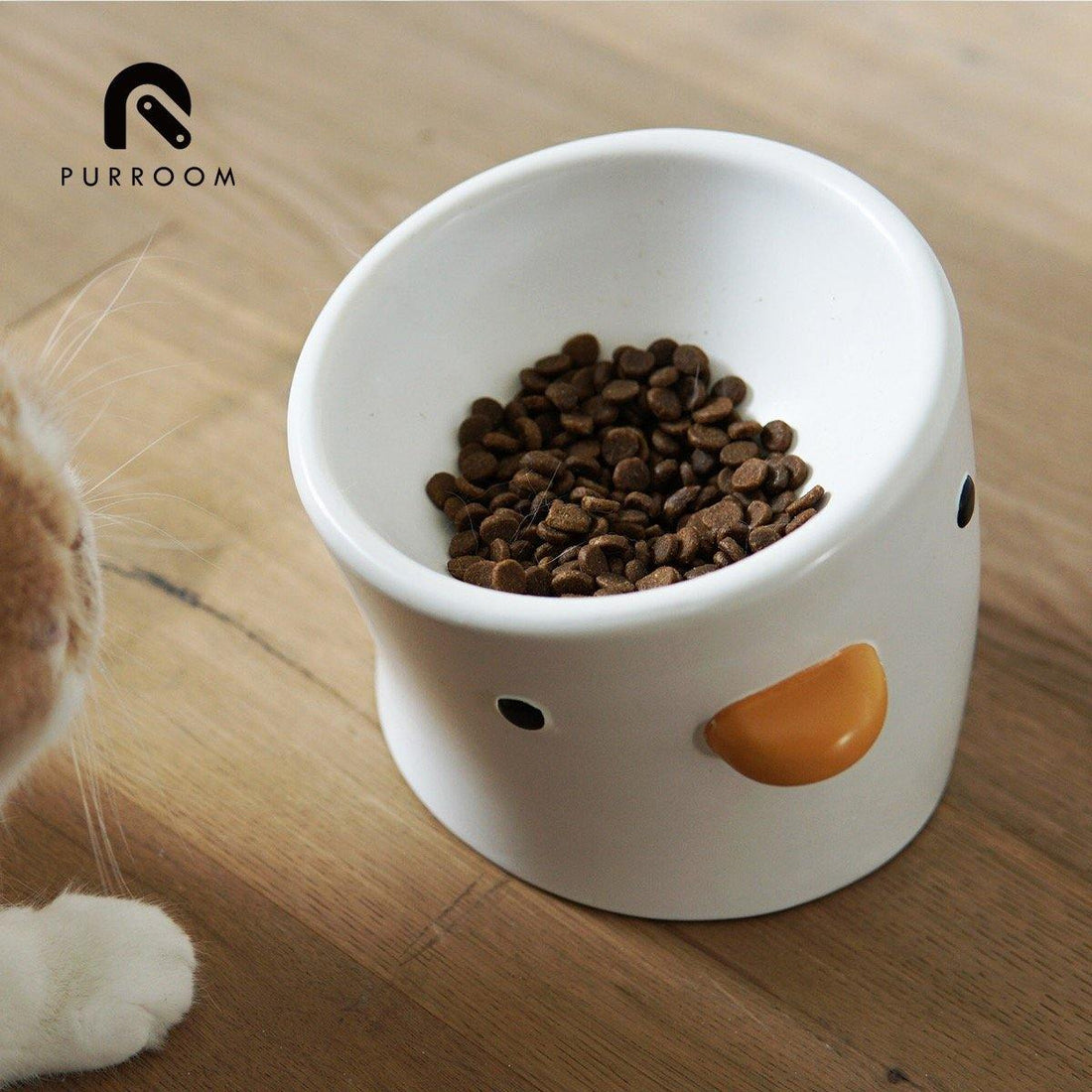 Purroom Little Chick Ceramic Bowl - Maokids Pet