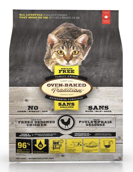 Oven-Baked Tradition Grain Free Chicken Cat Food - Maokids Pet