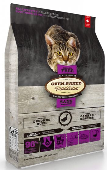 Oven-Baked Tradition Grain Free Duck Cat Food - Maokids Pet