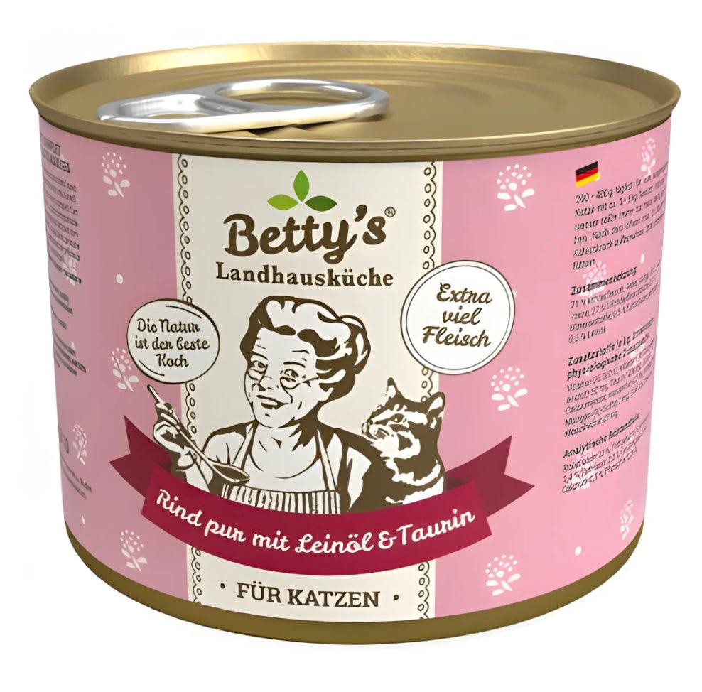 Betty's Country Kitchen Cat Wet Food - Pure Beef with Linseed Oil 200g - Maokids Pet