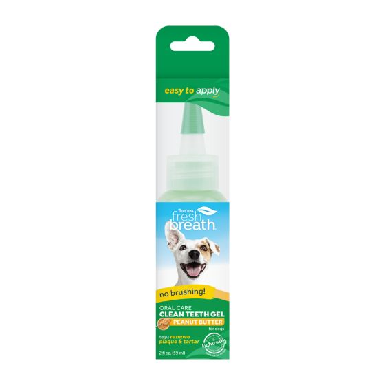 TropiClean Fresh Breath Clean Teeth Gel For Dog - 2oz - Maokids Pet