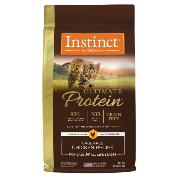 Instinct Ultimate Protein Grain-Free Cage-Free Chicken Recipe for Cats - Maokids Pet