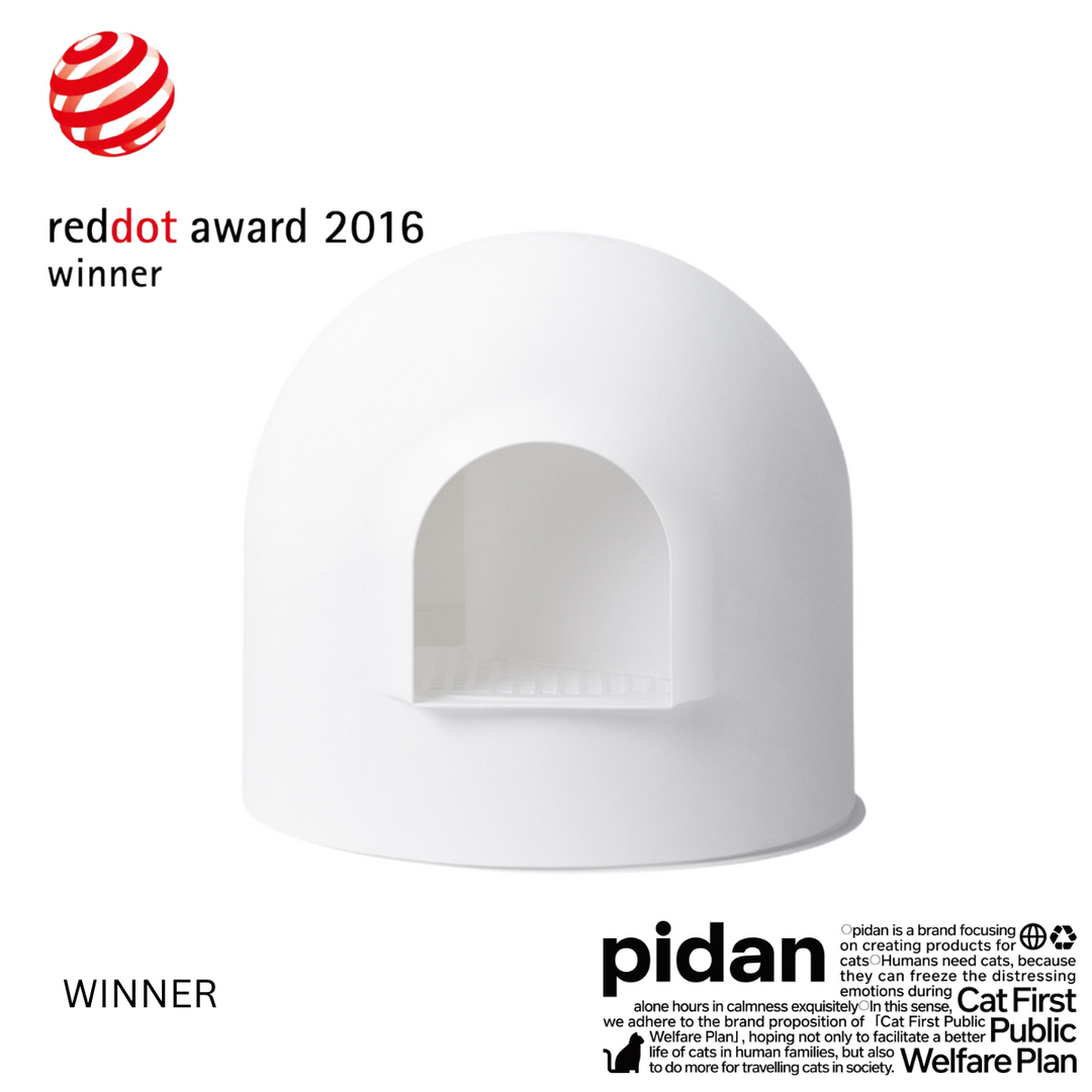 Pidan "Igloo" Cat Litter Box with litter scoop - Maokids Pet
