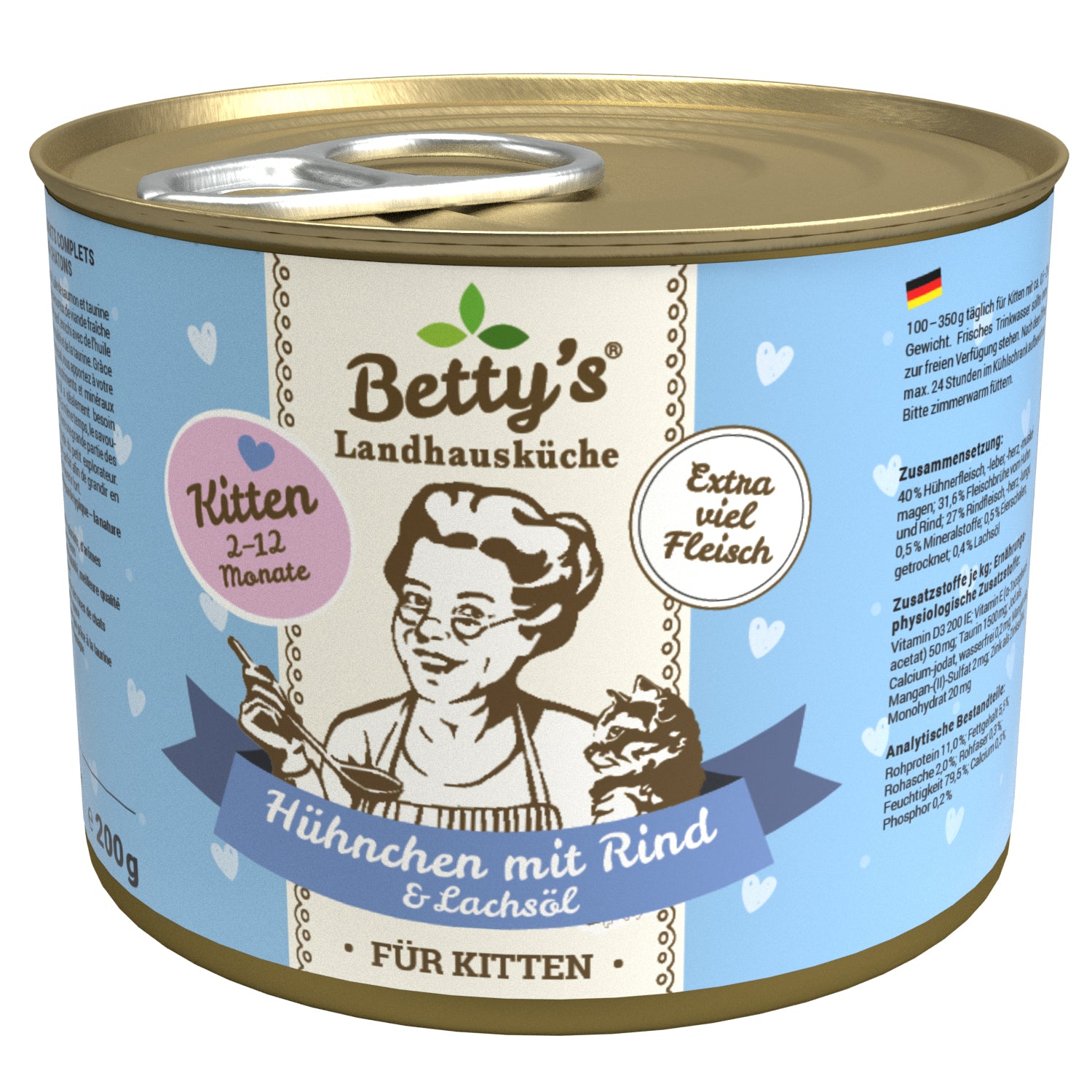 Betty's Country Kitchen Kitten Wet Food - Chicken & Beef