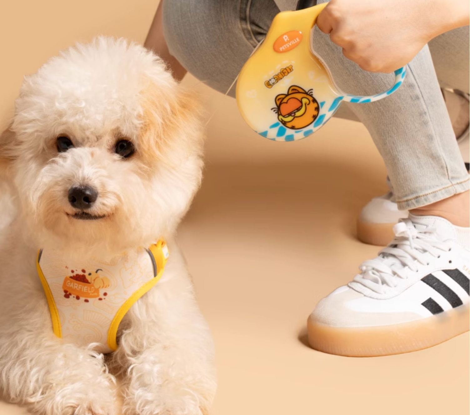 Petsville Garfield Automatic Extendable Pet Leash - Maokids Pet