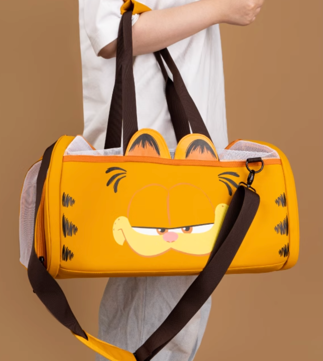 Petsville Garfield Pet Carrier Travel Bag For Dogs & Cats - Maokids Pet
