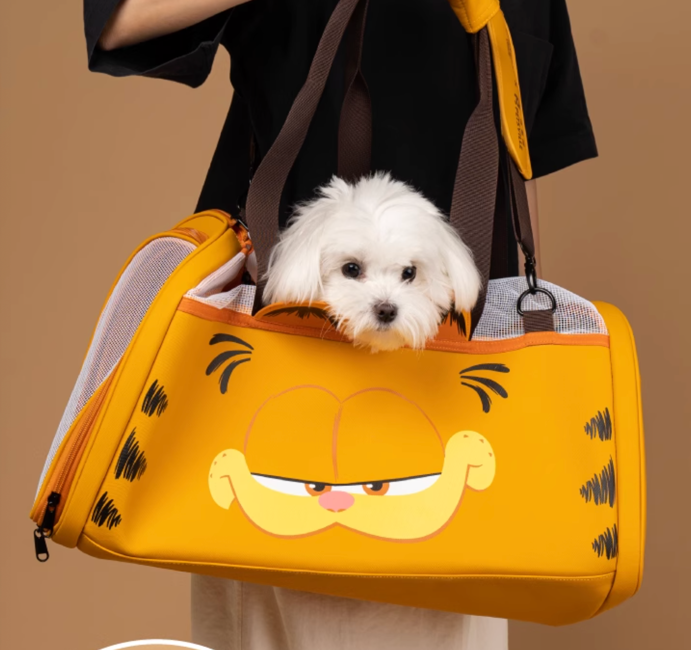 Petsville Garfield Pet Carrier Travel Bag For Dogs & Cats - Maokids Pet
