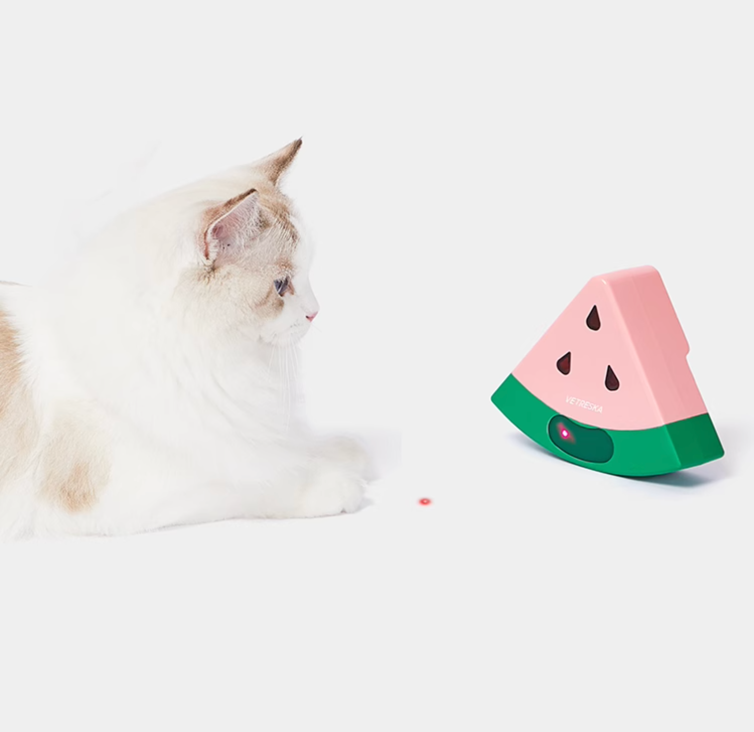 Vetreska Watermelon Automatic Laser Cat Toy - Maokids Pet