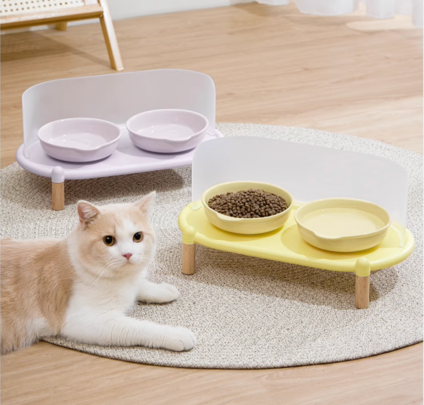 Mango Pet Dining Table Set - 3 Colors - Maokids Pet