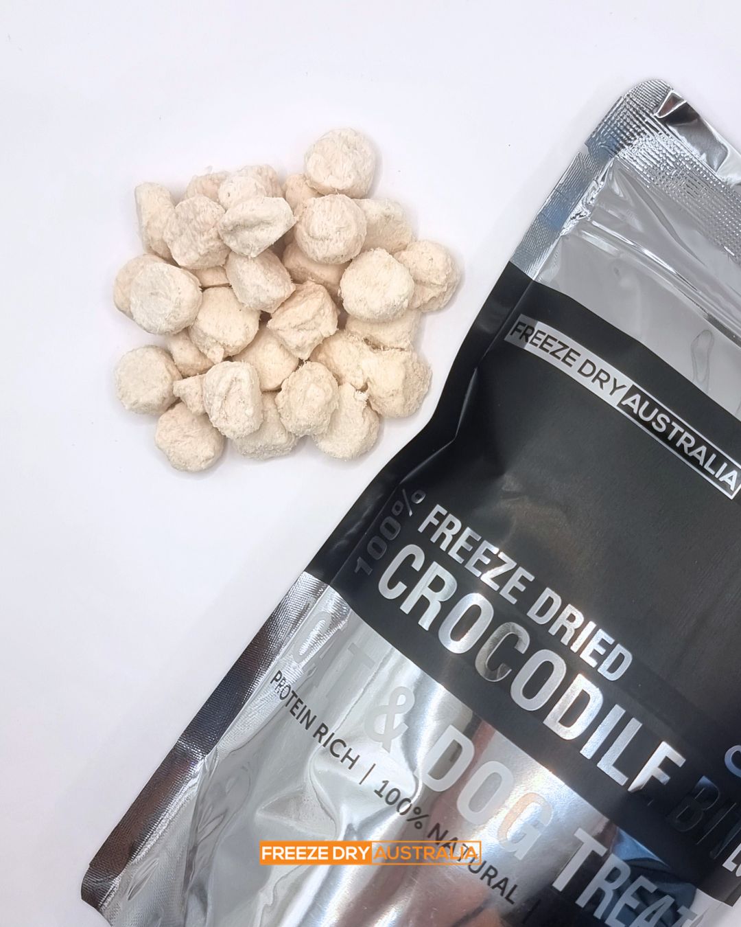 Freeze-Dry Australia's Crocodile Bite Treats For Dog & Cat - Maokids Pet