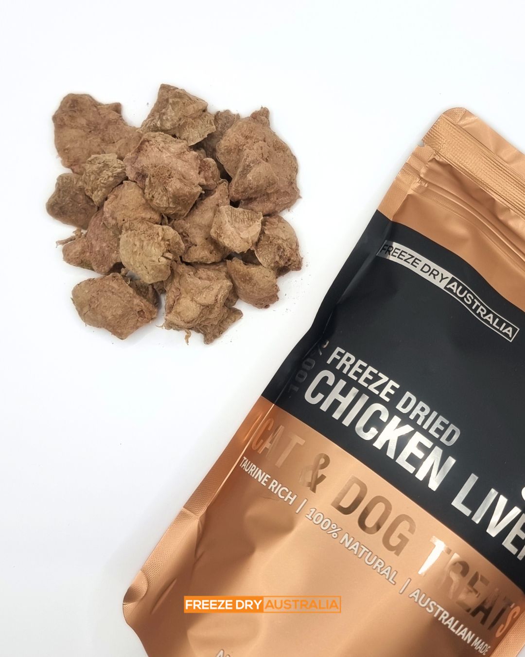 Freeze-Dry Australia’s Chicken Liver Treat For Dog & Cat - Maokids Pet