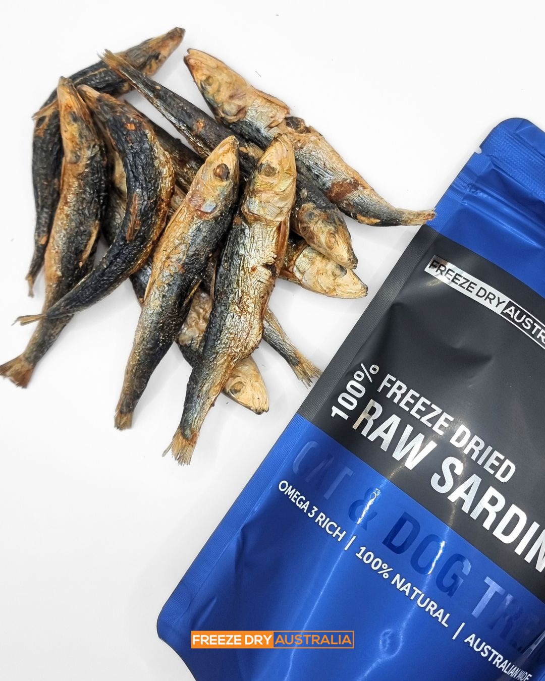 Freeze-Dry Australia's Raw Sardines For Dog & Cat - Maokids Pet