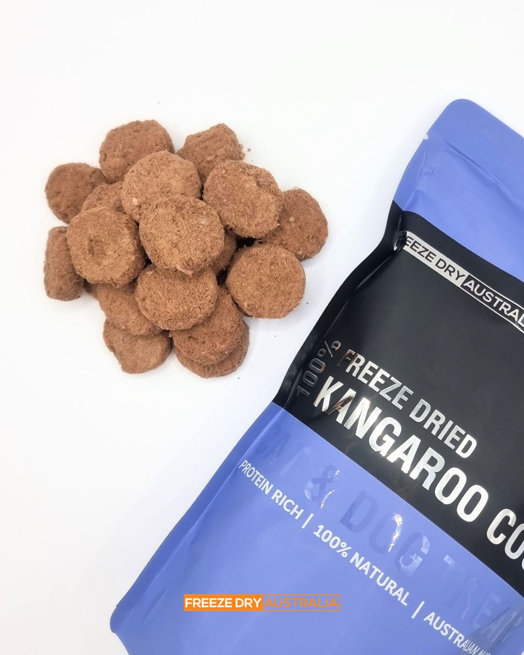 Freeze-Dry Australia's Kangaroo Cookie Treats For Dog & Cat - Maokids Pet