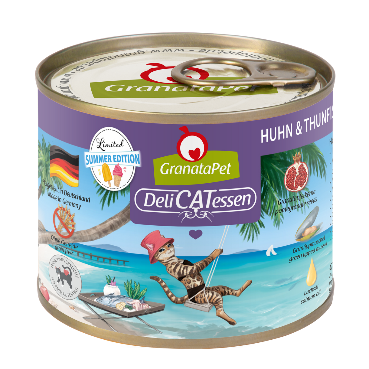 Granatapet DeliCATessen Cat Wet Food - 2023 Summer Edition - Chicken & Tuna 200g
