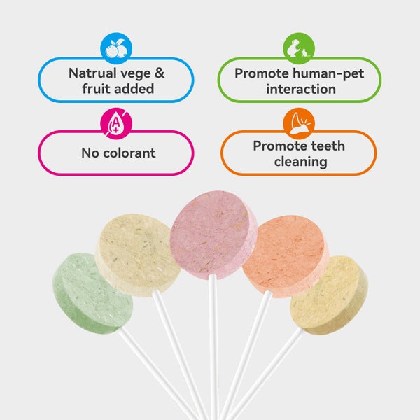 Ranova Freeze Dried Lollipops For Cat (Mixed Flavor) 15pcs - 21g - Maokids Pet