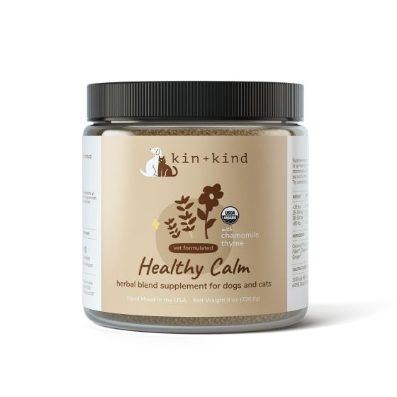 Kin + Kind Organic Healthy Calm Supplement For Dog & Cat - 4oz - Maokids Pet