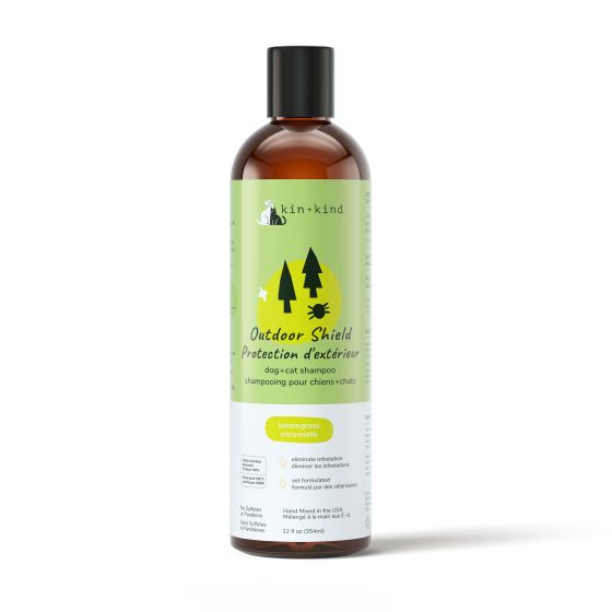 Kin + Kind Outdoor Shield Shampoo For Cat & Dog - Lemongrass