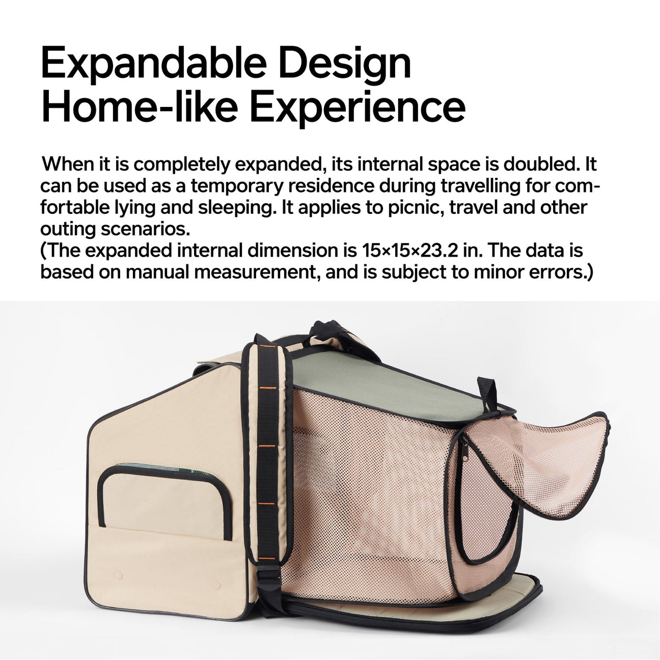 Pidan Expandable Travel Habitat Carrier - Maokids Pet
