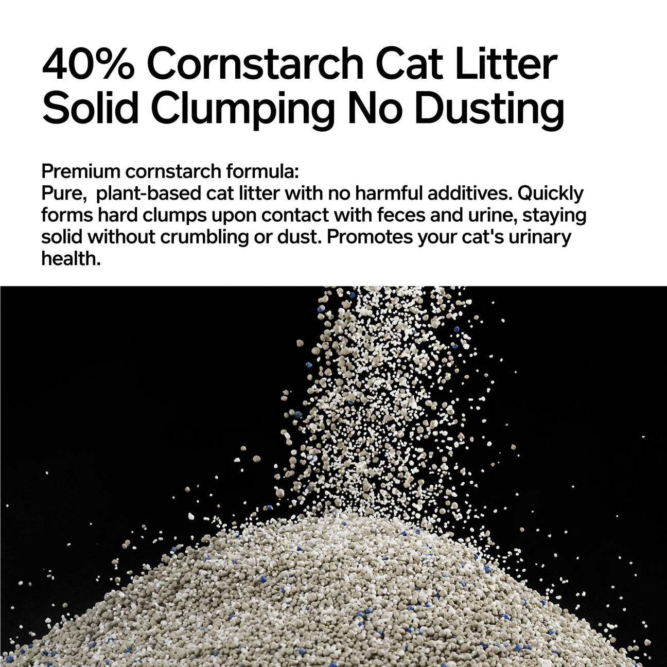 Pidan Cat Litter White-Jade (Corn Starch) & Bentonite Mix - Maokids Pet