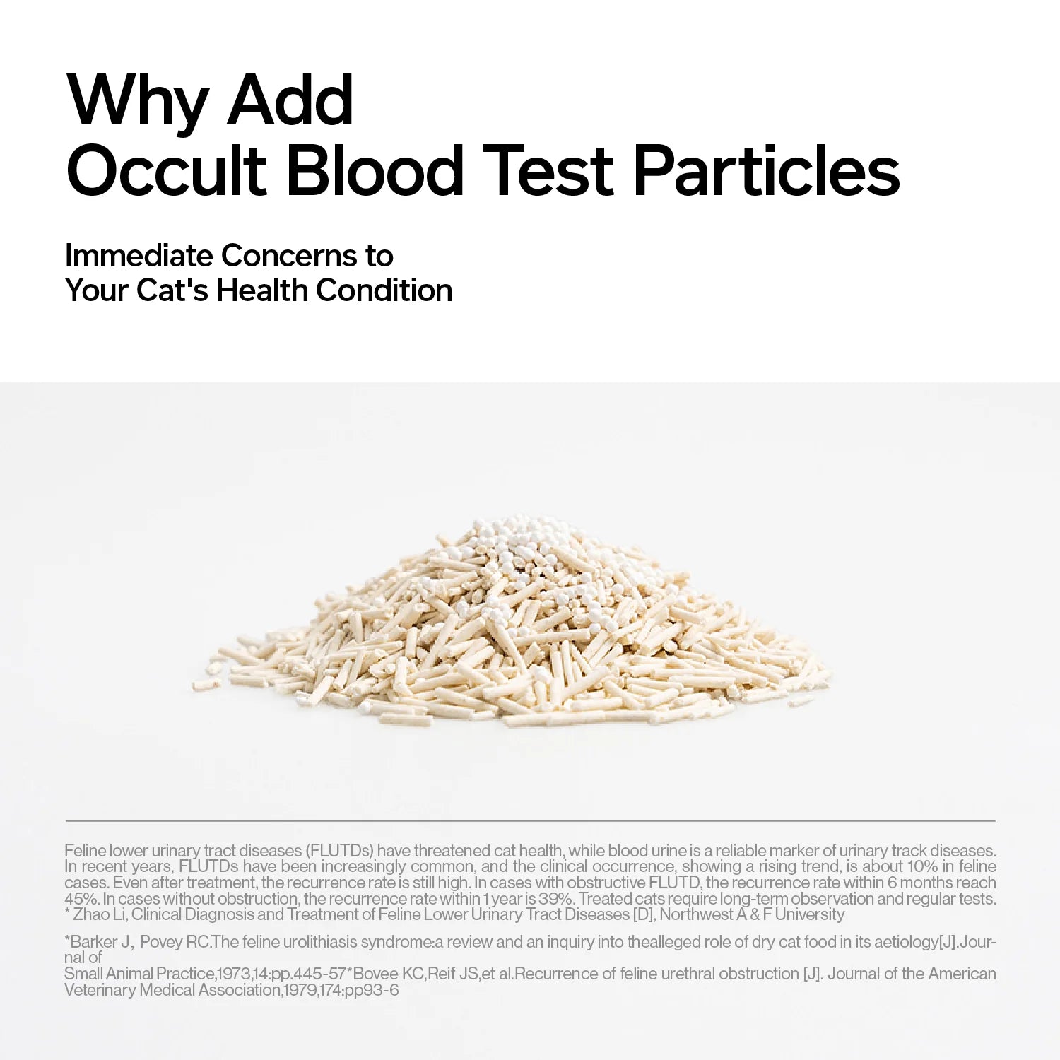 Pidan Tofu Cat litter Occult Blood Test Particles