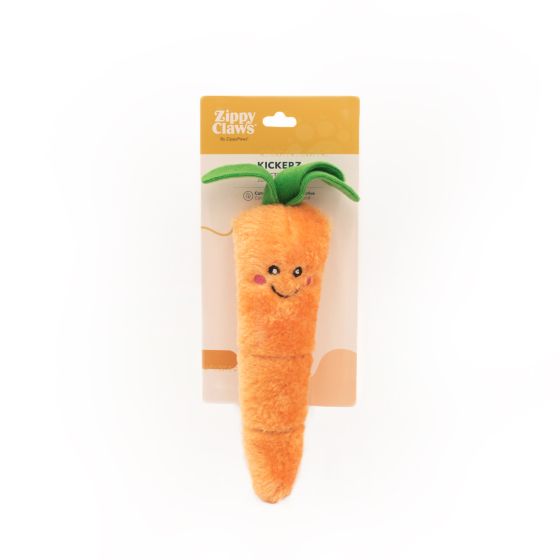ZippyClaws Kickerz Cat Toy - Carrot