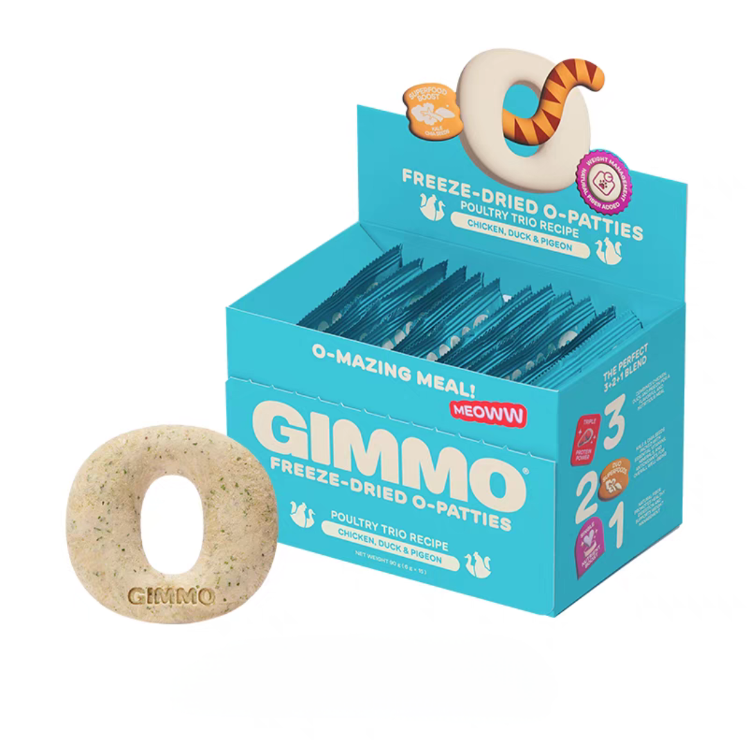 Gimmo Poultry Recipe Freeze-Dried O-Bites For Cat - Maokids Pet