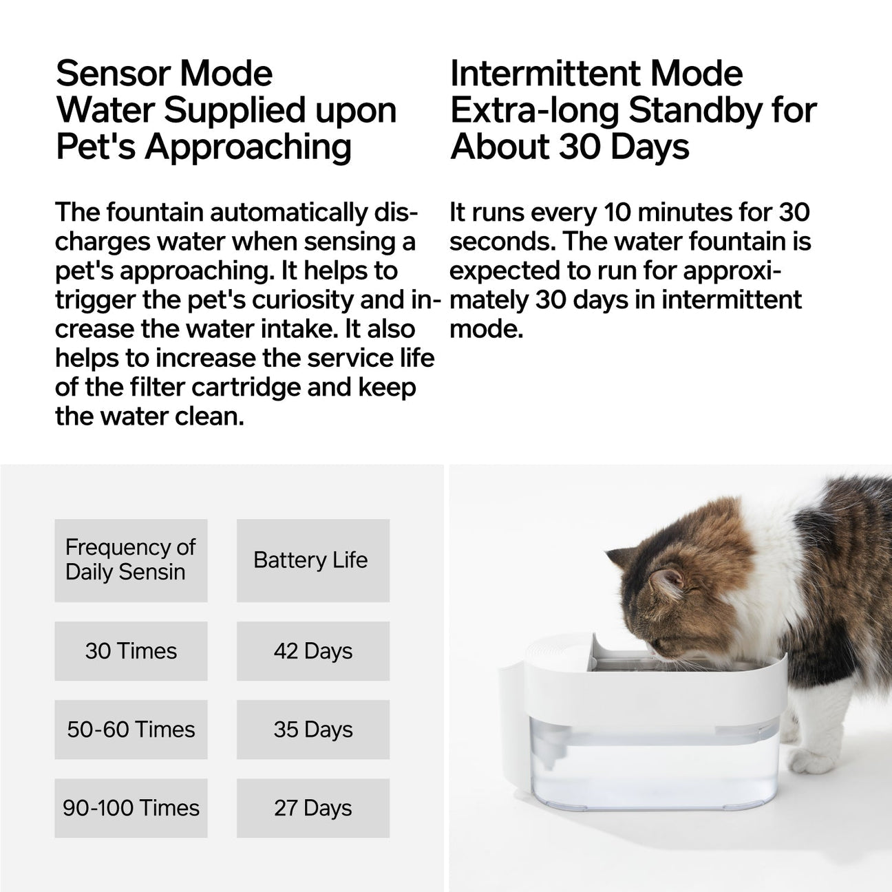 Pidan Cat Water Fountain Wireless Type - Maokids Pet