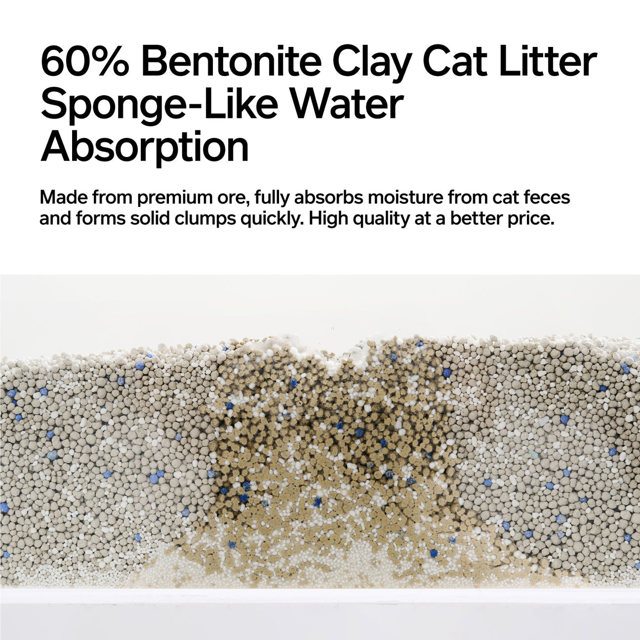 Pidan Cat Litter White-Jade (Corn Starch) & Bentonite Mix - Maokids Pet