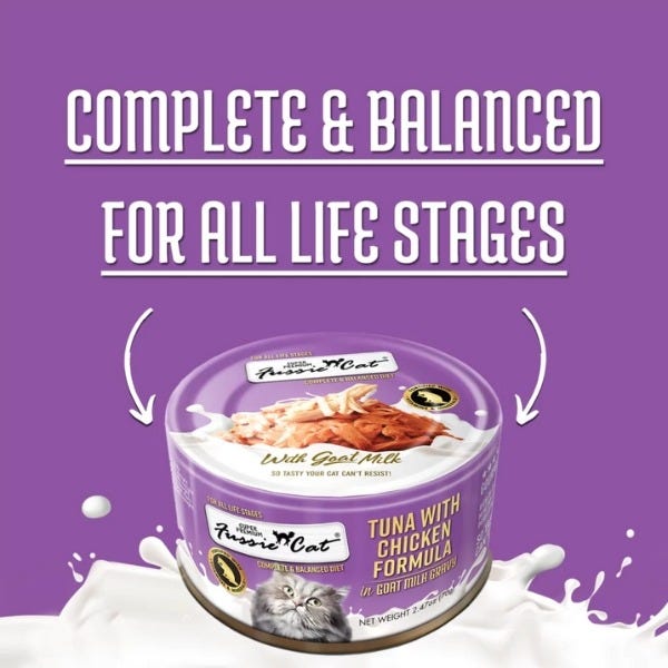 Fussie Cat Tuna with Chicken Formula in Goat Milk Gravy - Maokids Pet