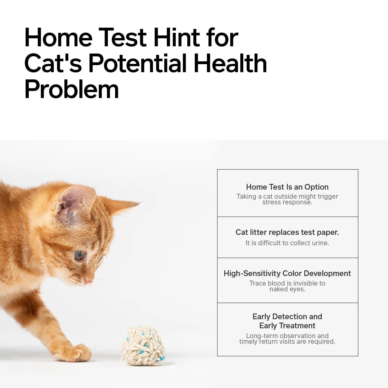 Pidan Tofu Cat litter Occult Blood Test Particles