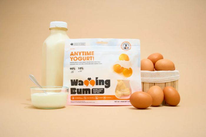 Wagging Bum Anytime Yogurt! Freeze-Dried Greek Yogurt with Egg Yolk - Maokids Pet