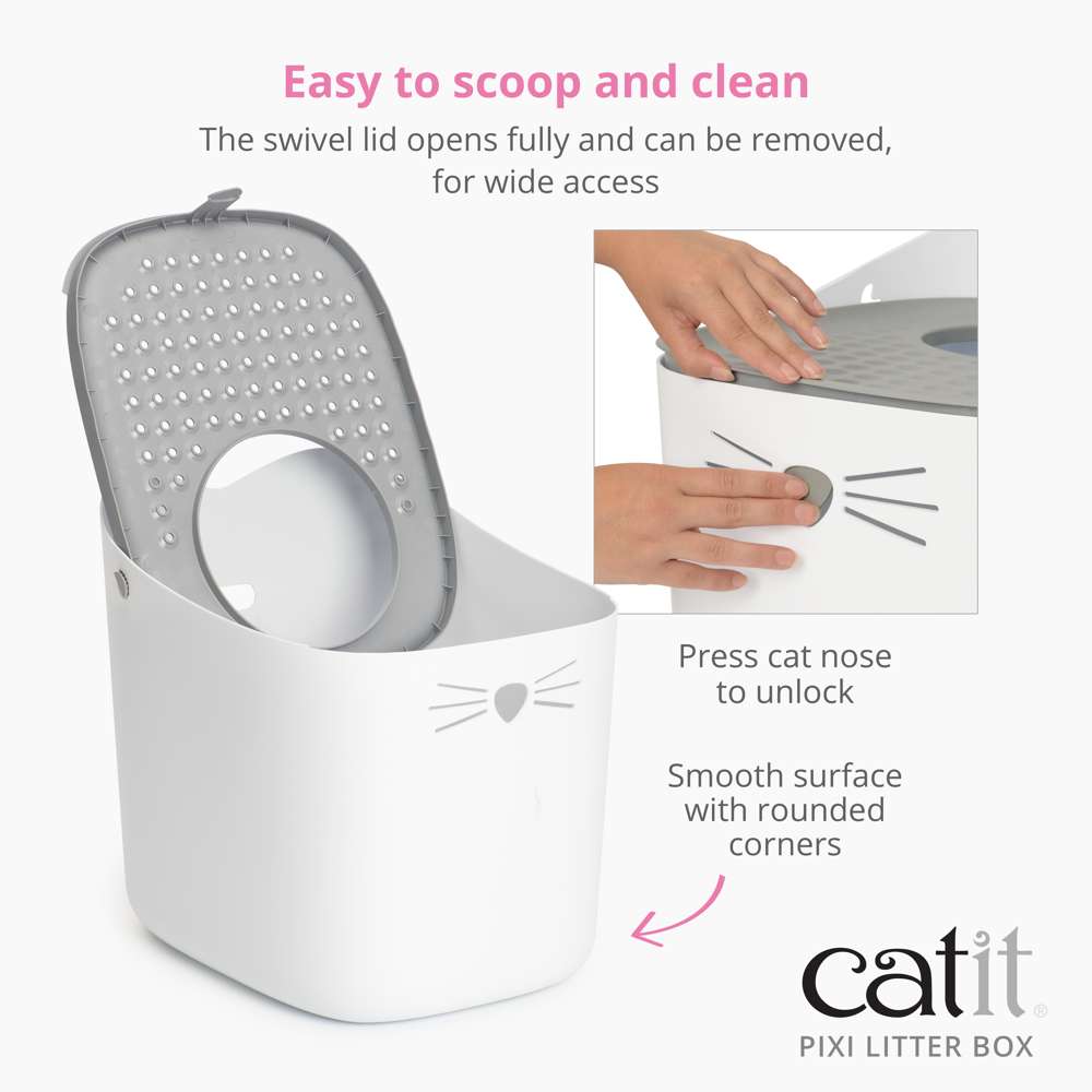 Catit Pixi Litter Box - Top Entry Style