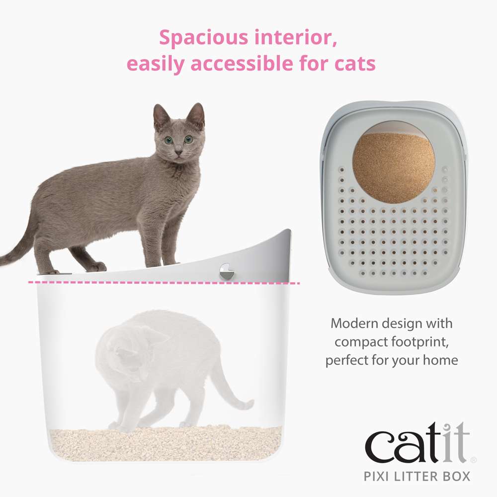 Catit Pixi Litter Box - Top Entry Style
