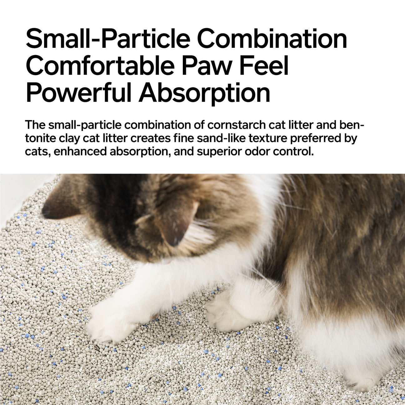 Pidan Cat Litter White-Jade (Corn Starch) & Bentonite Mix - Maokids Pet