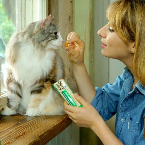 Inaba Churu Bites Cat Treats - Chicken with Tuna and Scallop Recipe - Maokids Pet