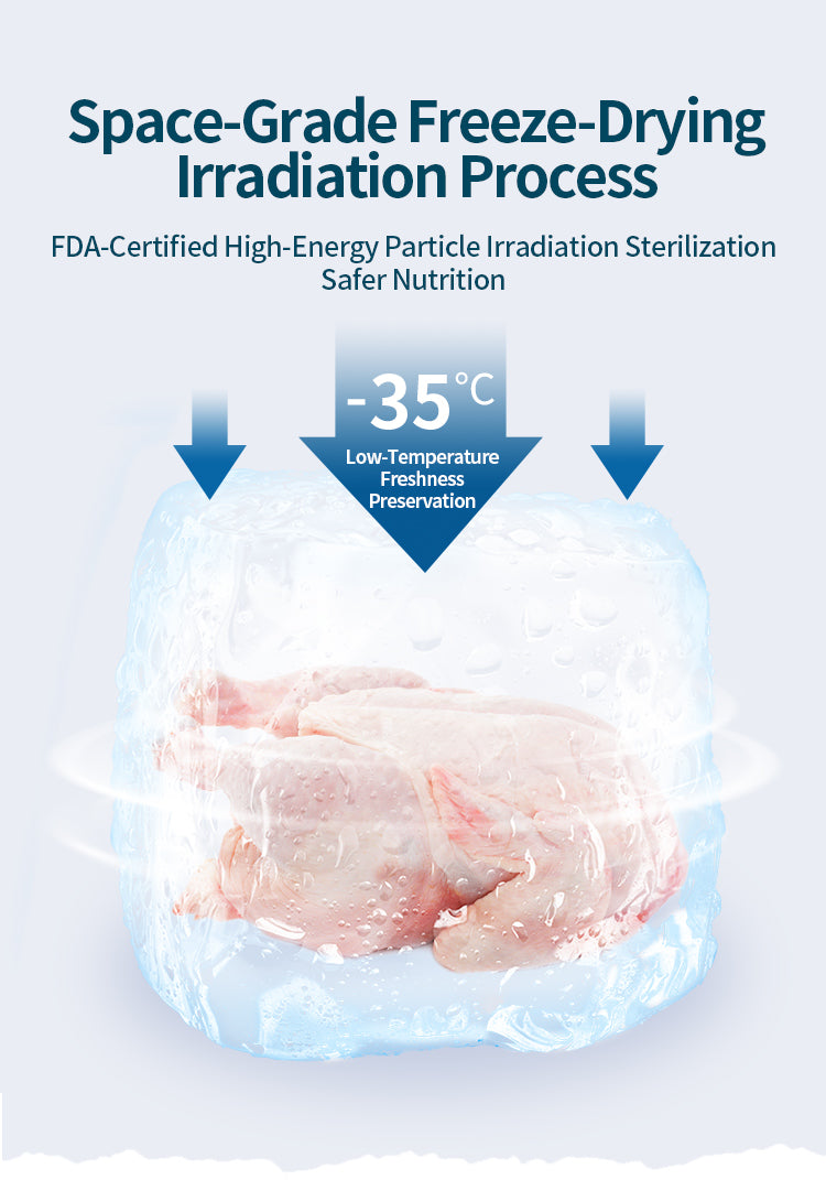 Rosy Fresh Chicken Recipe Raw Freeze-Dried Cat Food - 300g/Bag