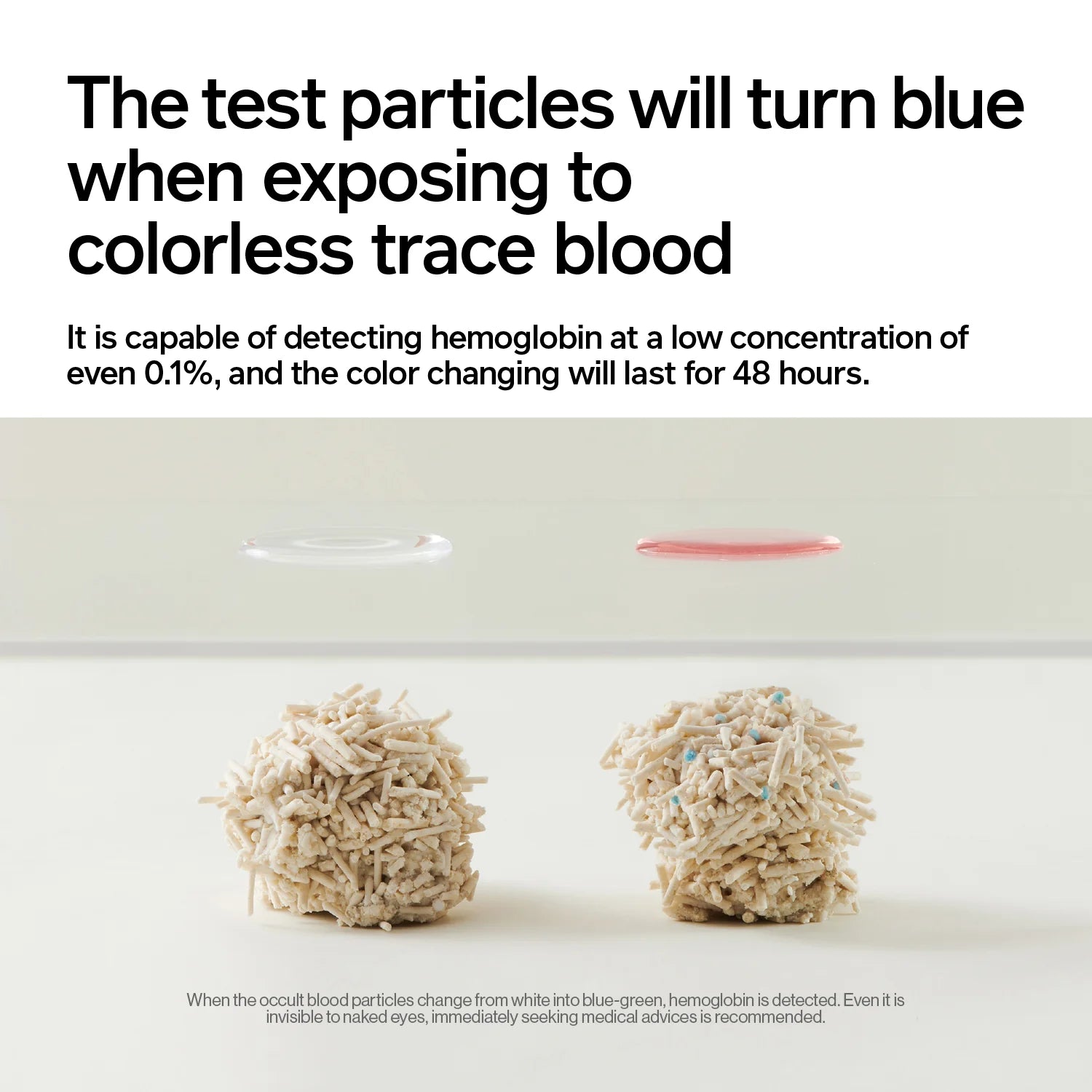 Pidan Tofu Cat litter Occult Blood Test Particles