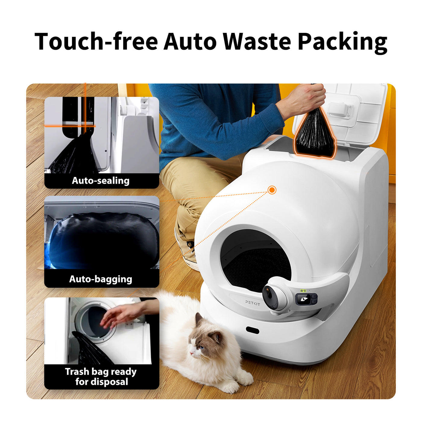 Petkit Purobot Ultra Automatic Cat Litter Box - Maokids Pet