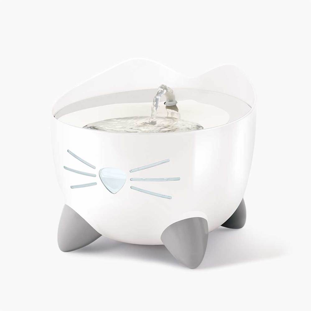 Catit PIXI Stainless Steel Fountain - White - Maokids Pet