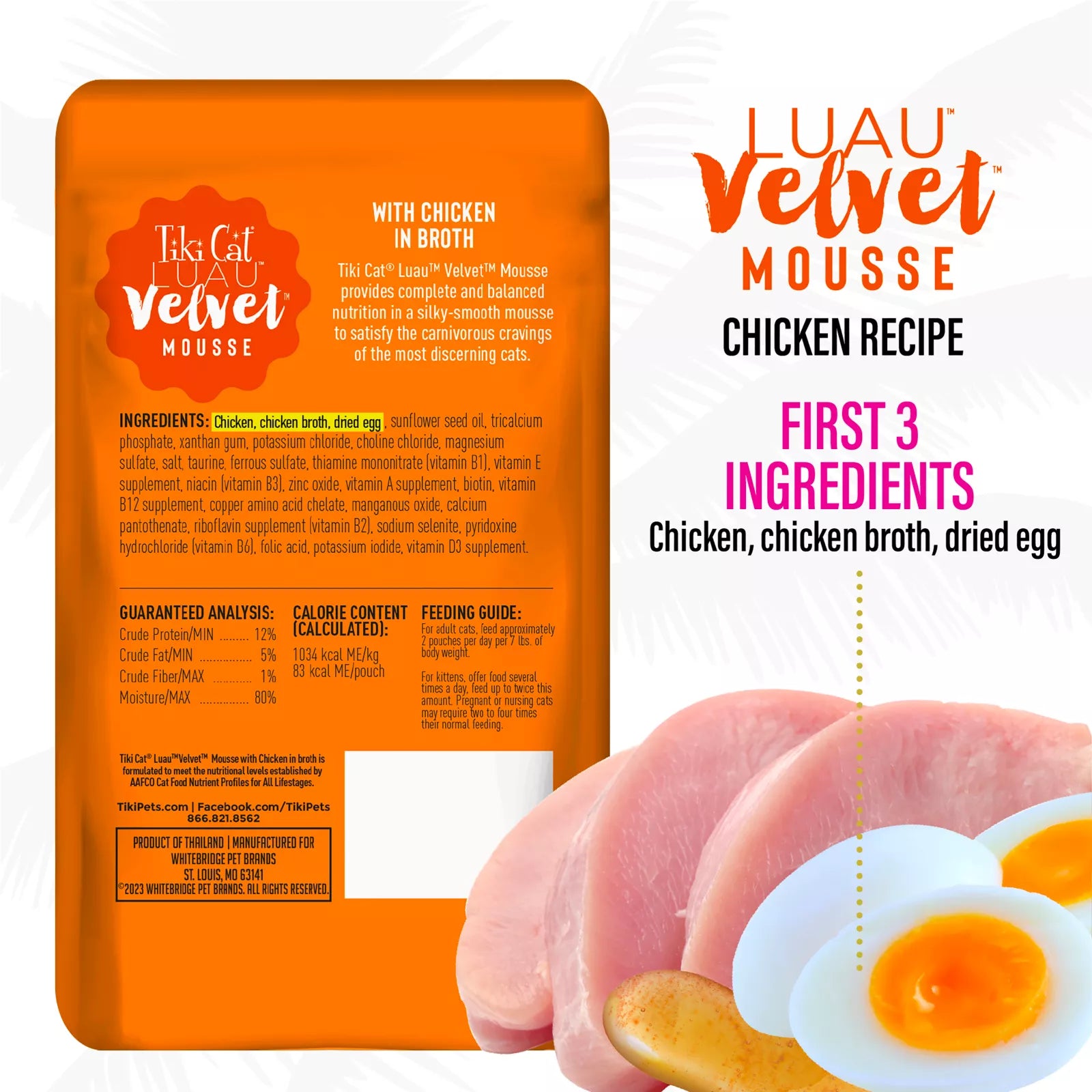 Tiki Cat Velvet Mousse - Chicken