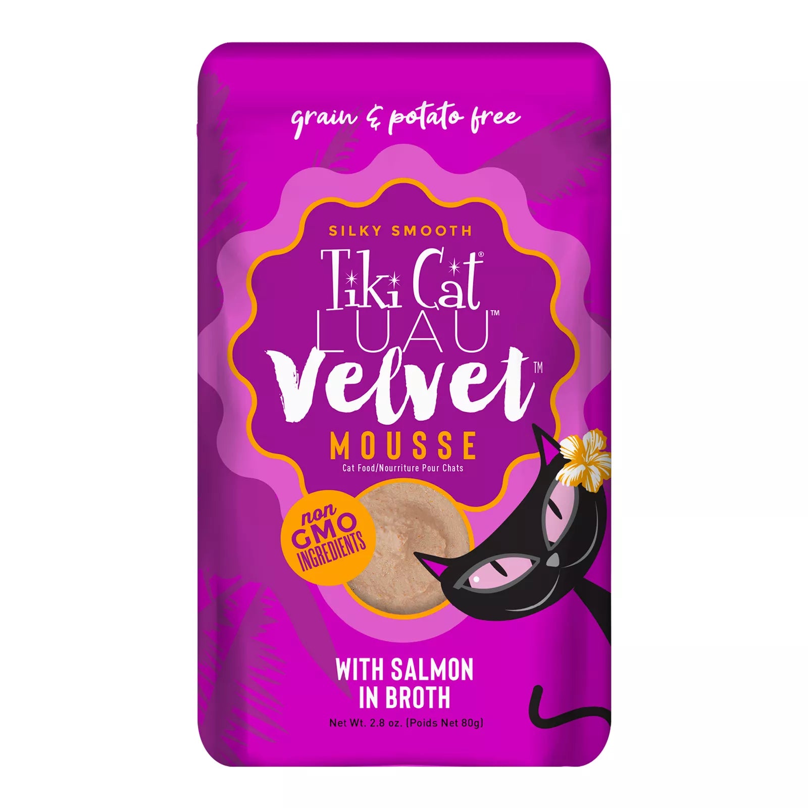 Tiki Cat Velvet Mousse - Salmon