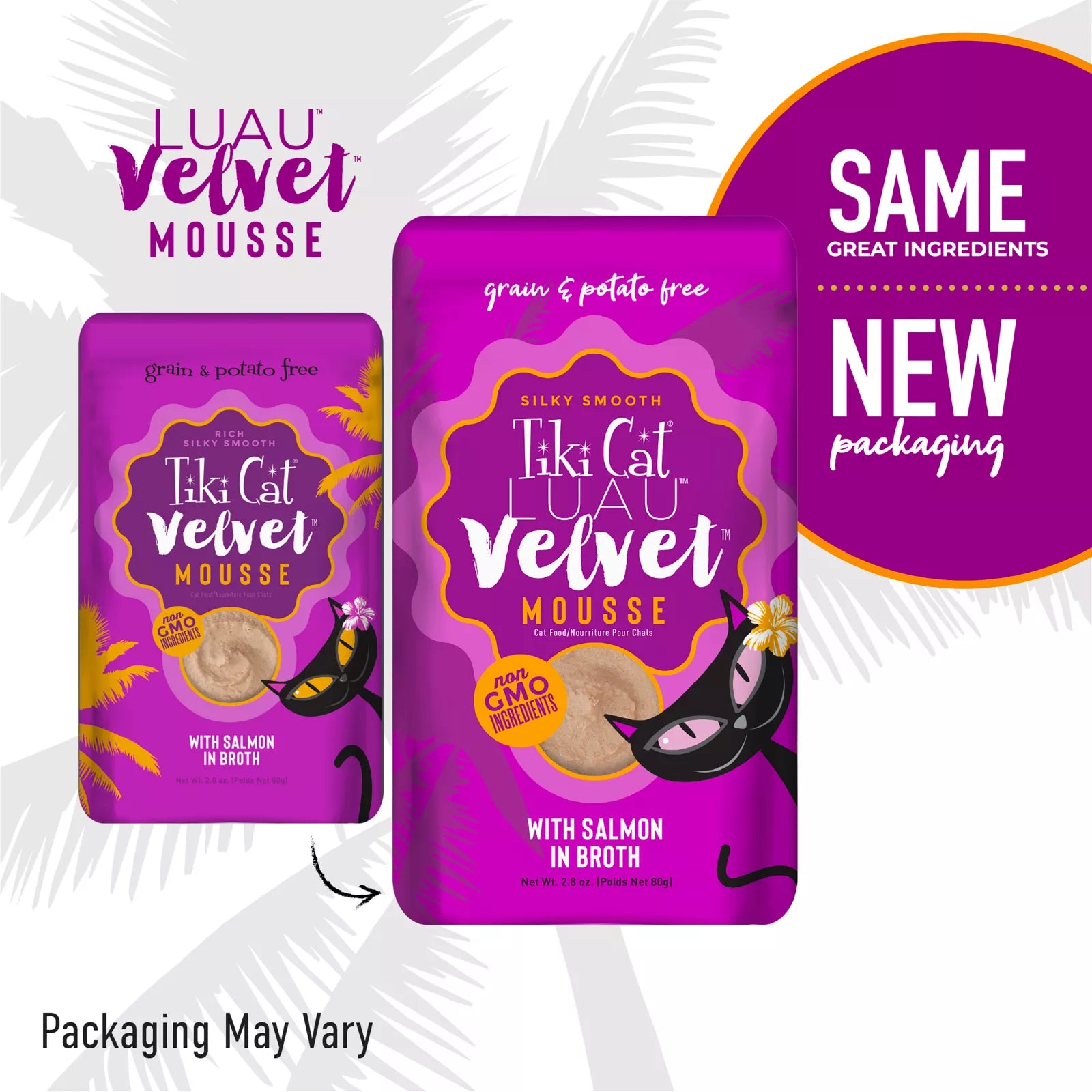 Tiki Cat Velvet Mousse - Salmon