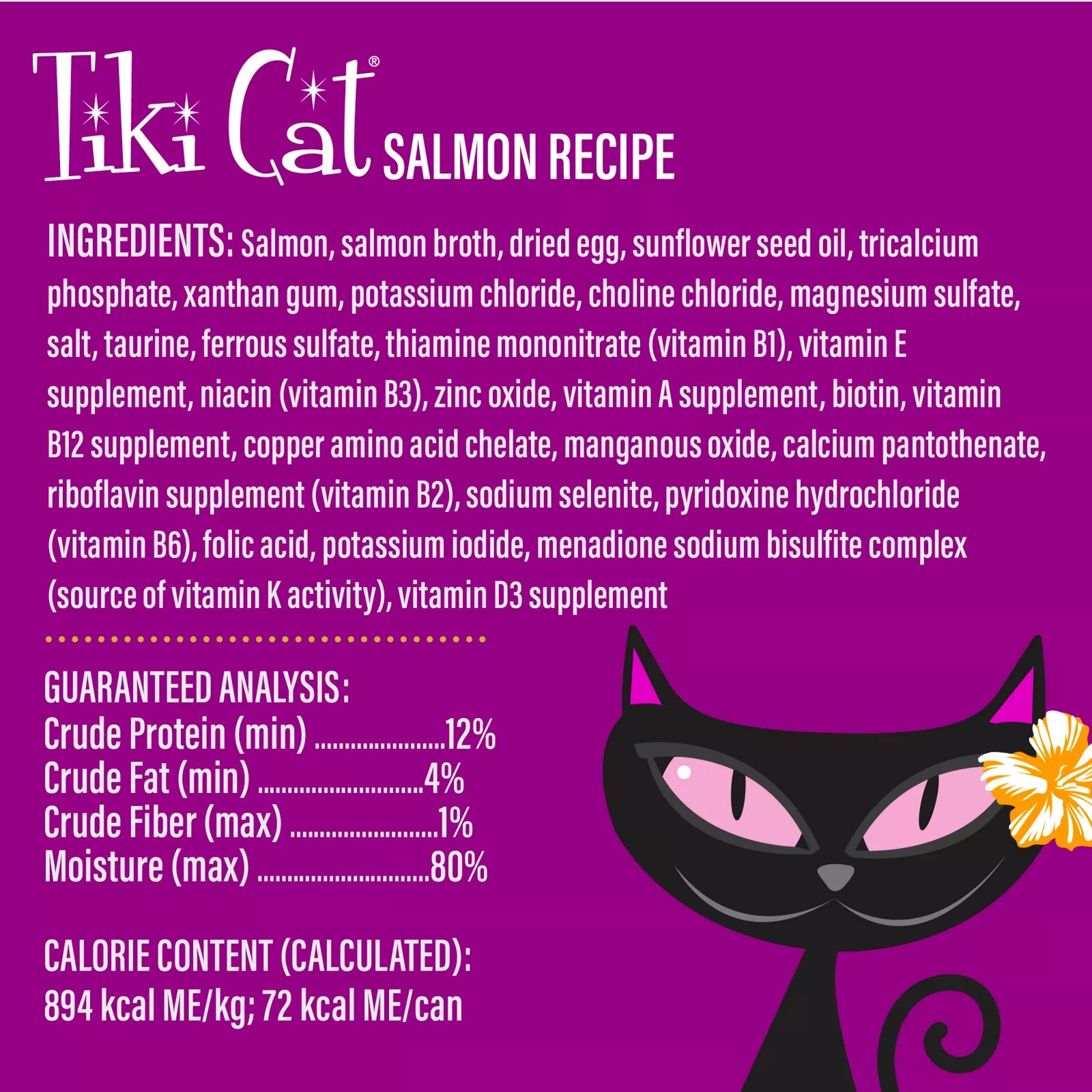 Tiki Cat Velvet Mousse - Salmon